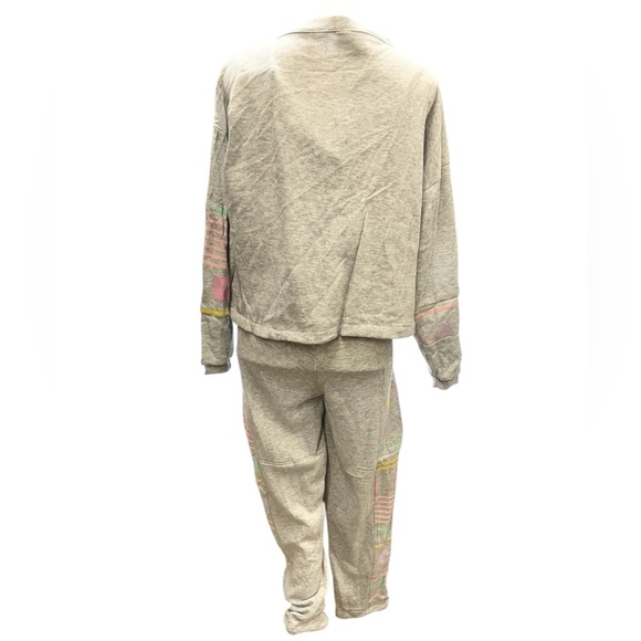 Vintage Retro 80’s 90’s Ladies Activewear Sweatshirt Top Pant Set - Picture 11 of 12